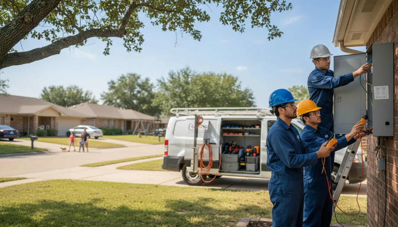 Certified electrician providing emergency electrical services in Mingo, IA